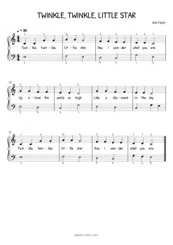 Twinkle, Twinkle Tittle Star Free Sheet Music