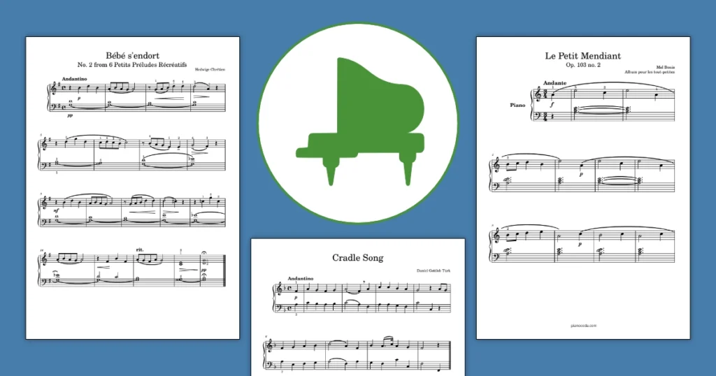 Top 10 beginner piano sheet music