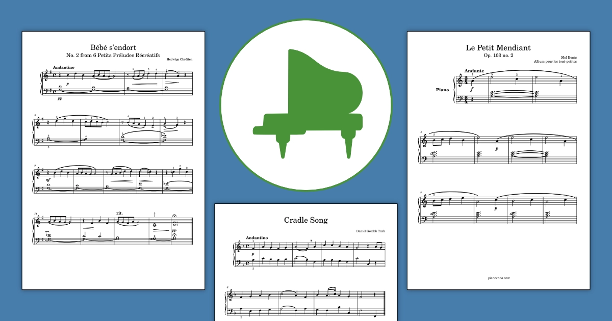 Top 10 Beginner Piano Pieces - The Pianocoda Starter Set