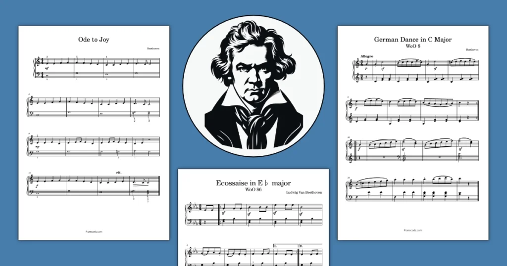 Easiest Beethoven piano pieces
